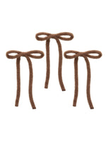 Mohair Burlap Bow - 3 Pack
