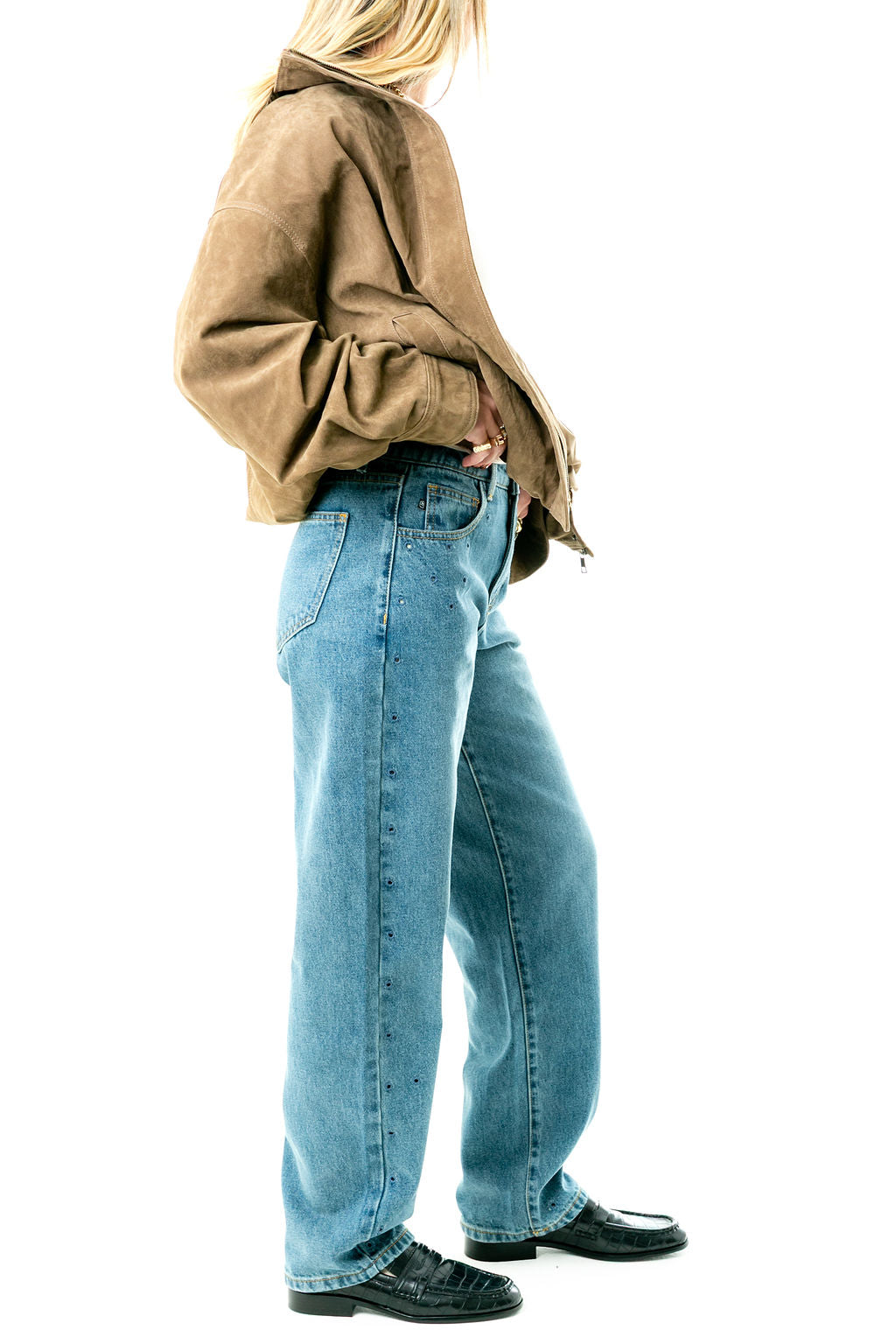 Medium Wash Denim Jeans