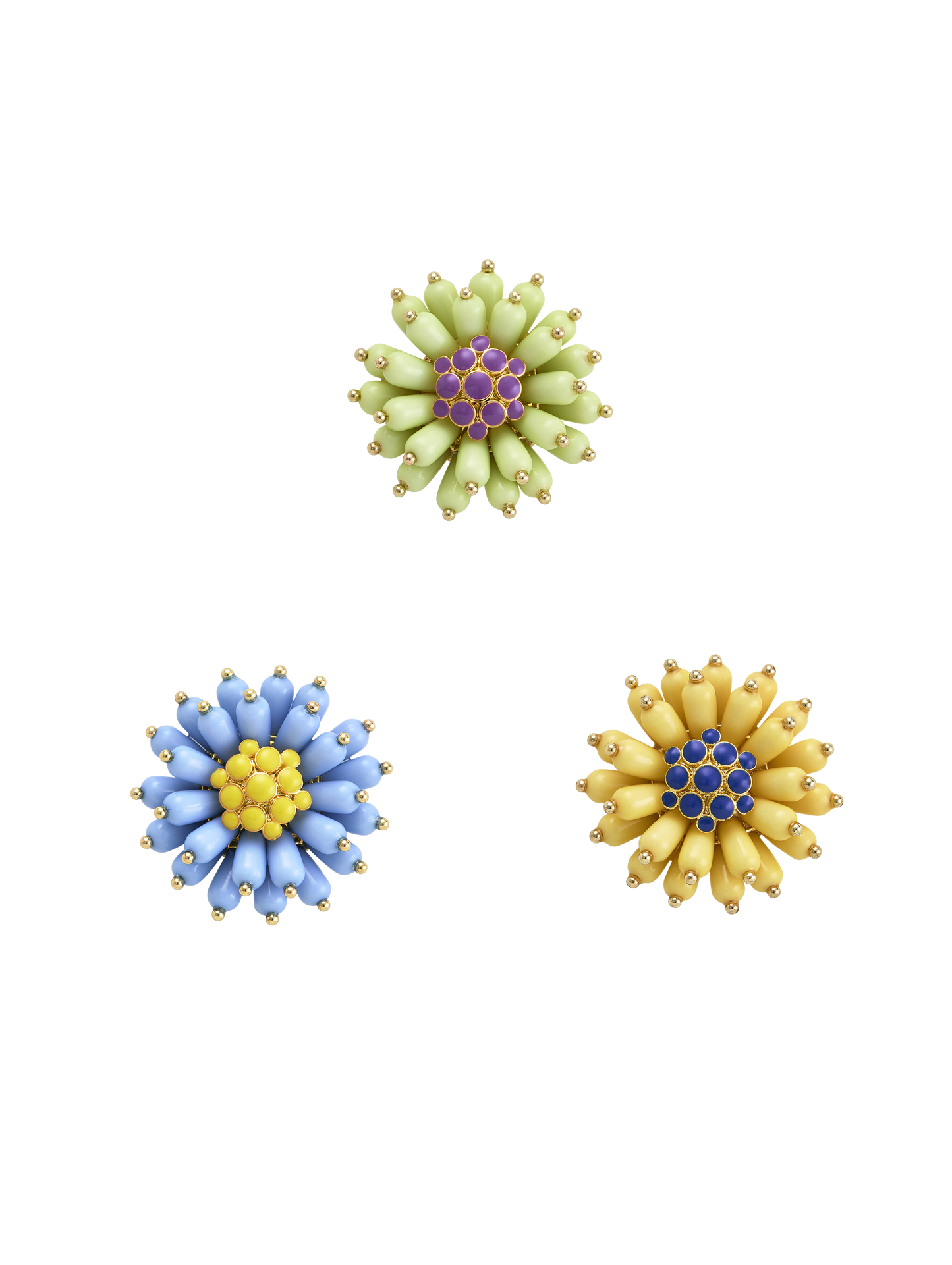 Dahlia Beaded Flowers Pack