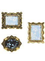 Grace, Aura, and Haven Antique Gold Picture Frames Pack
