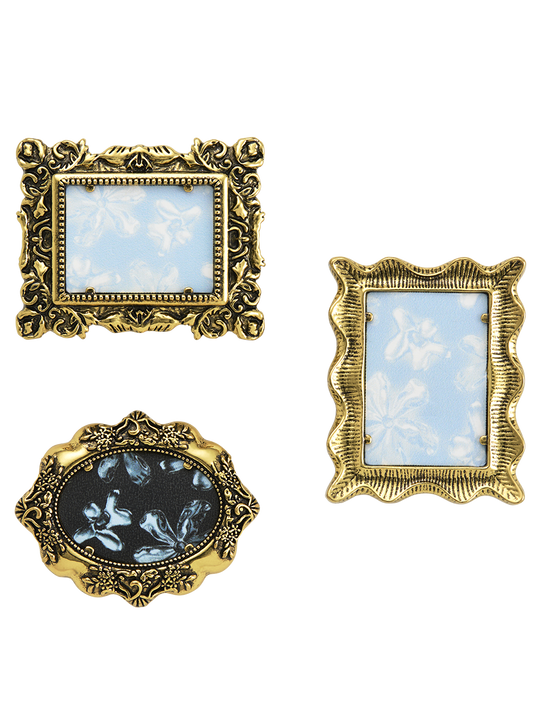 Grace, Aura, and Haven Antique Gold Picture Frames Pack