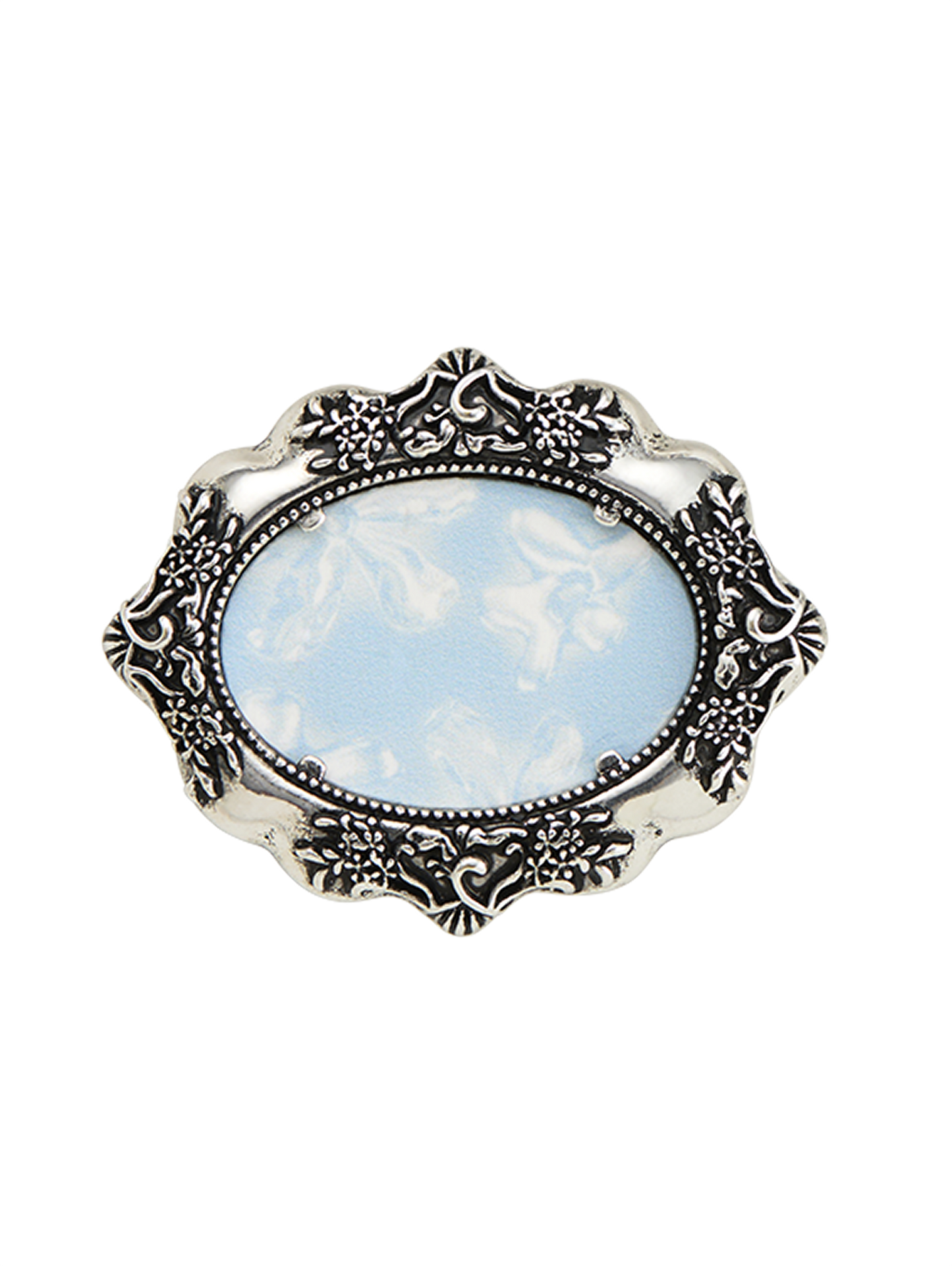 Grace, Aura, and Haven Antique Silver Picture Frames Pack