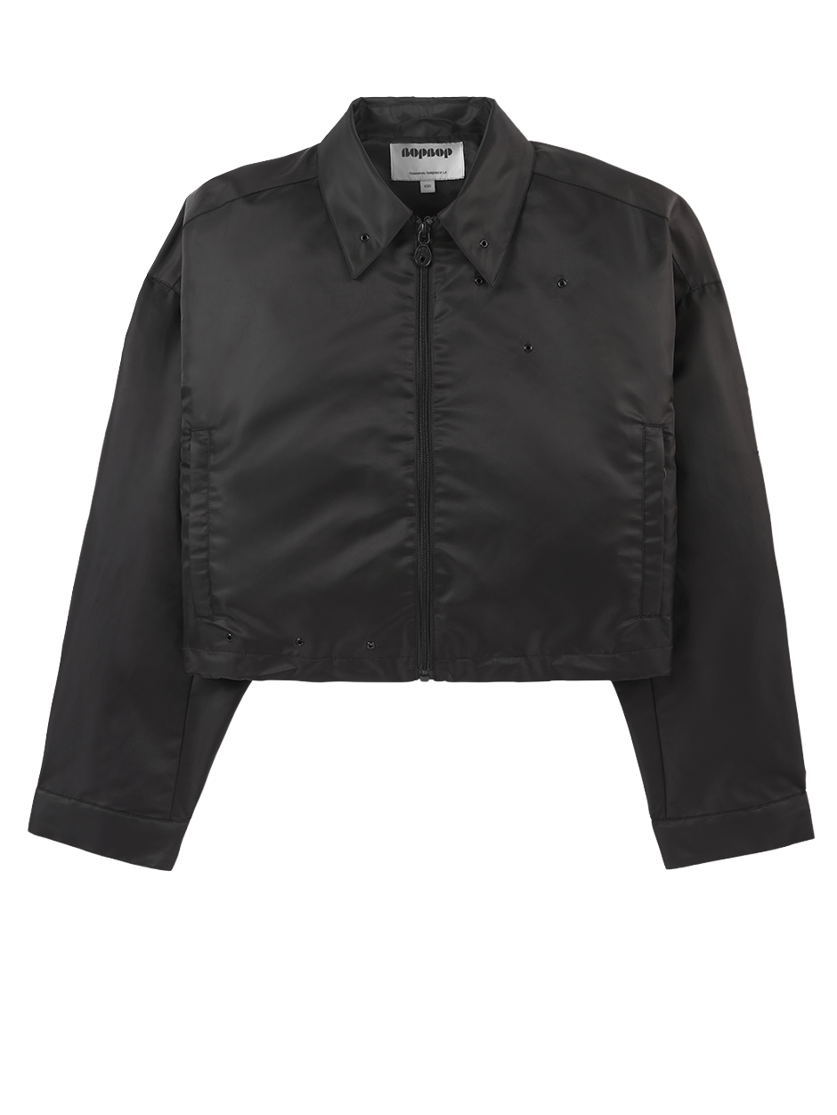 Nylon Crop Jacket