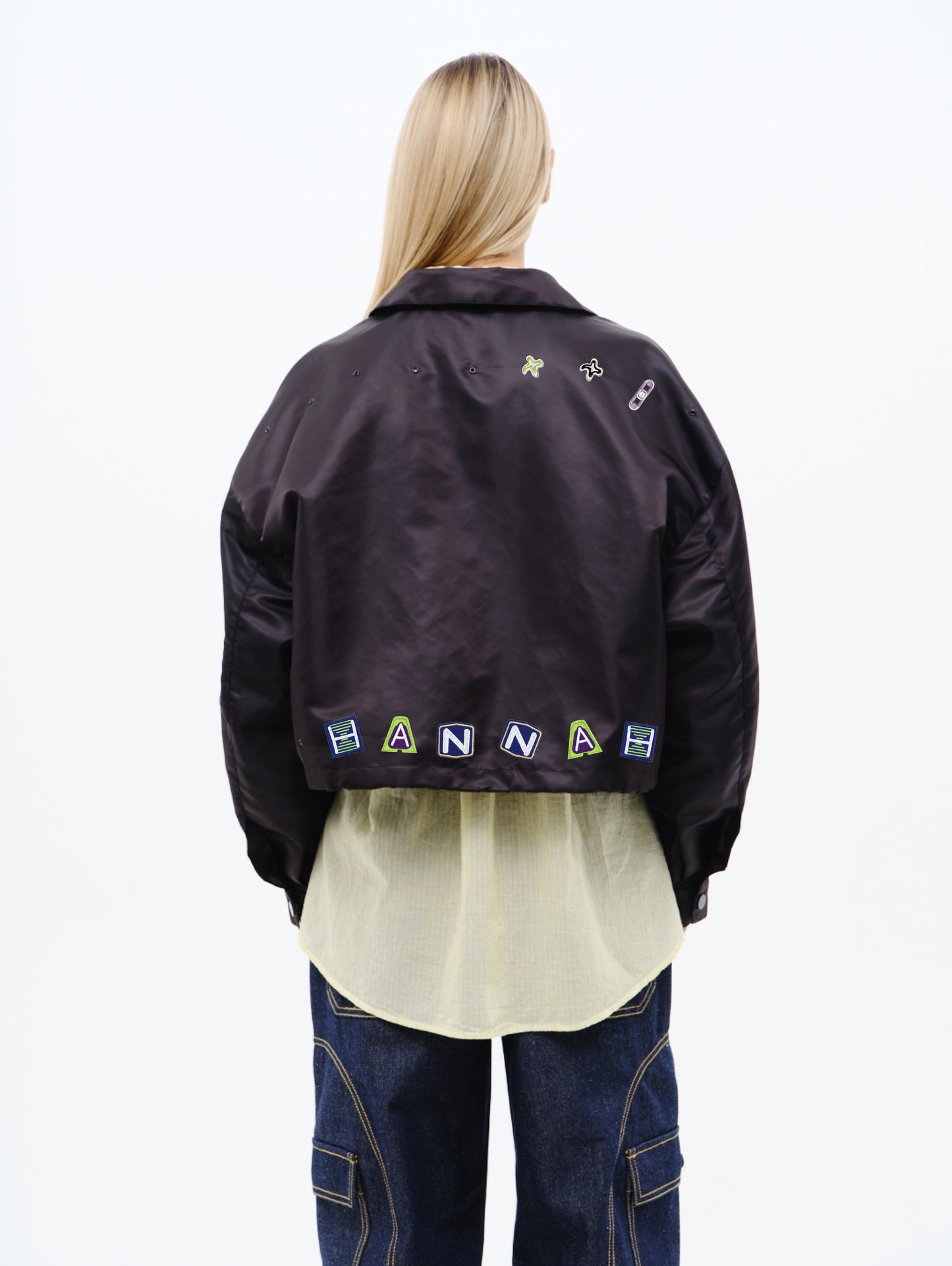 Nylon Crop Jacket