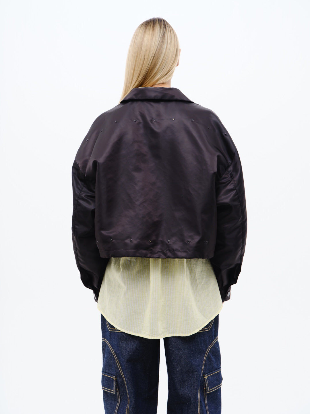 Nylon Crop Jacket