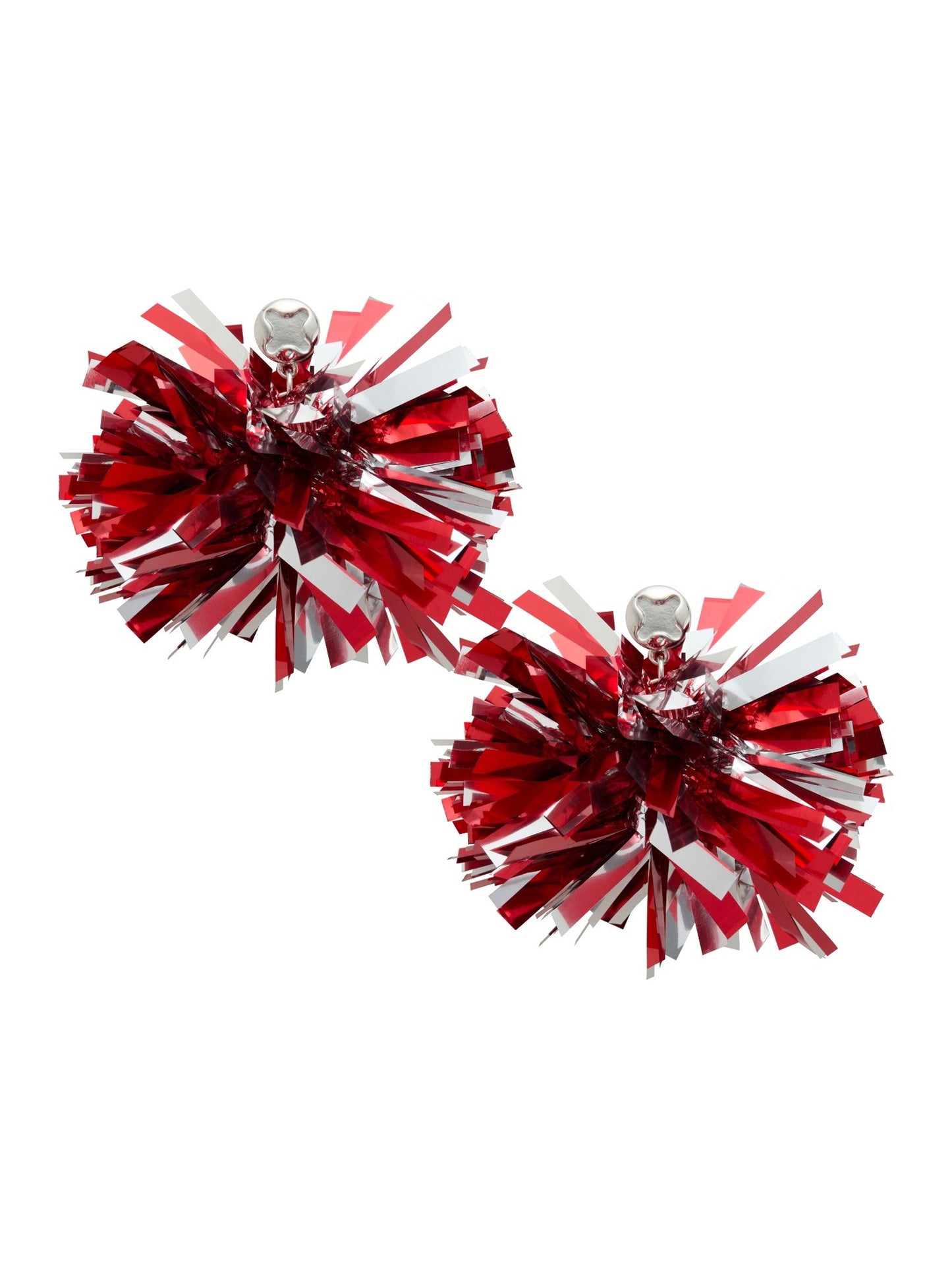 Cheerleader Pompom Blue & White - 2 Pack