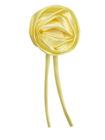 Rosette Lemonade Satin Flower