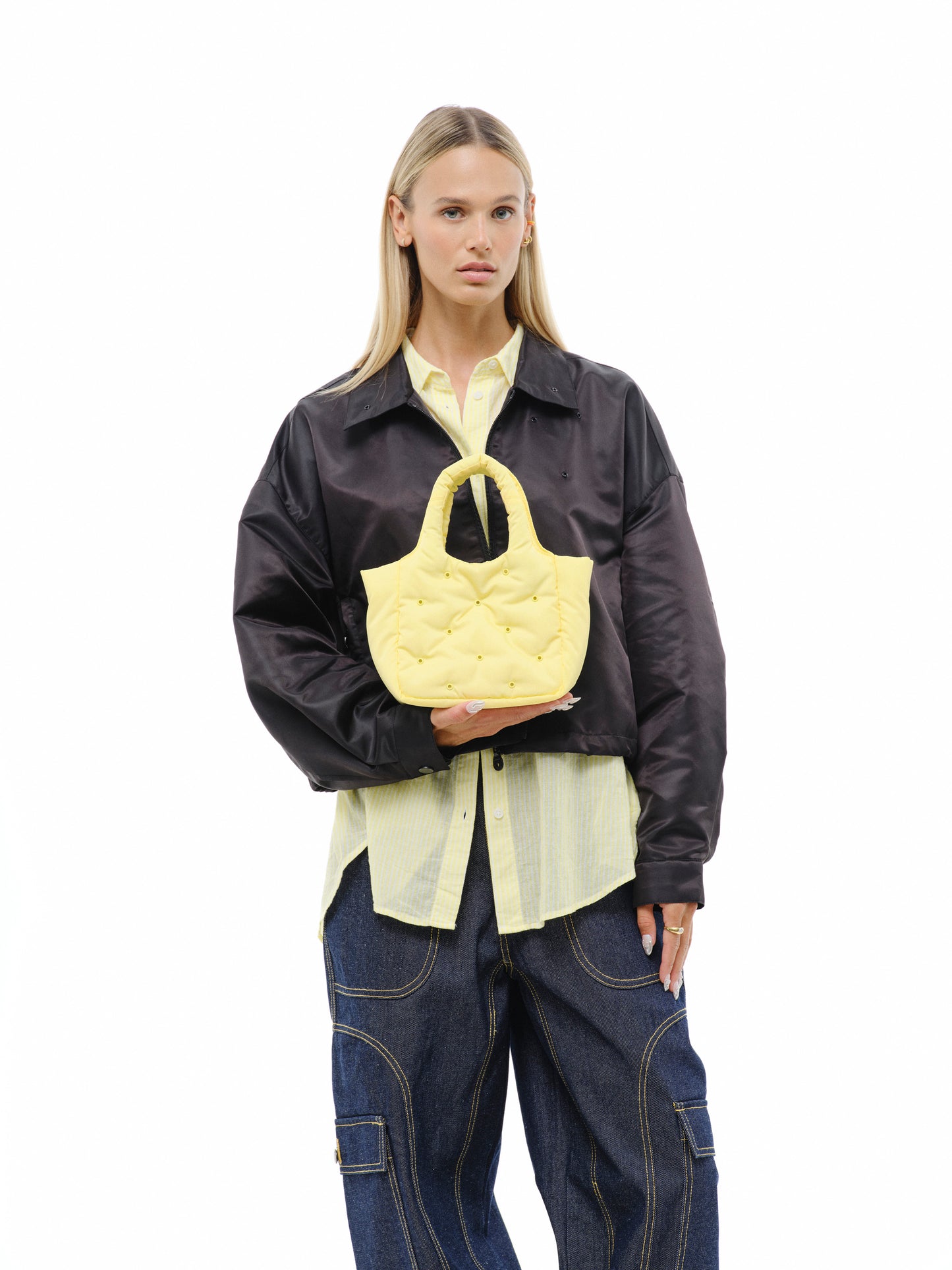 Nylon Crop Jacket
