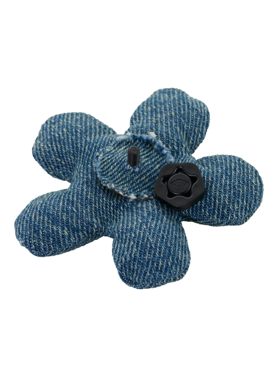 Super Bloom Medium Denim Puffy Flowers 3-Pack