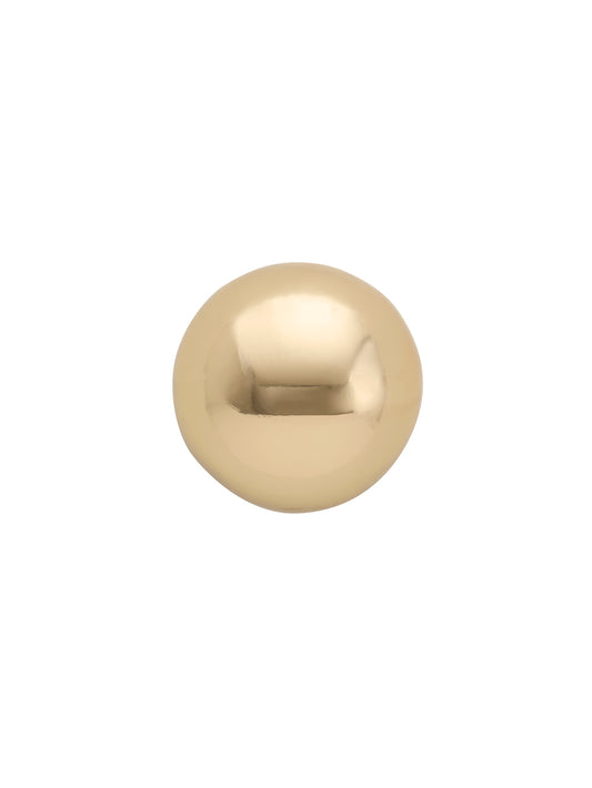 Metal Dome Stud Shiny Gold - 5 Pack