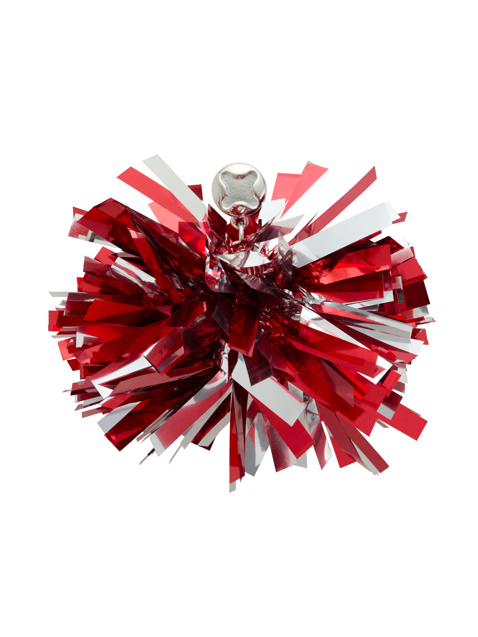 Cheerleader Pompom Red & White - 2 Pack